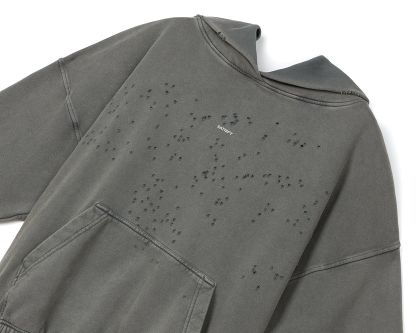 SATISFY - MothTech™ Hoodie  - Faded Black