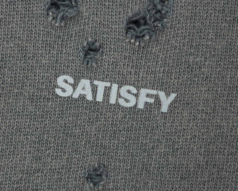 SATISFY - MothTech™ Hoodie  - Faded Black