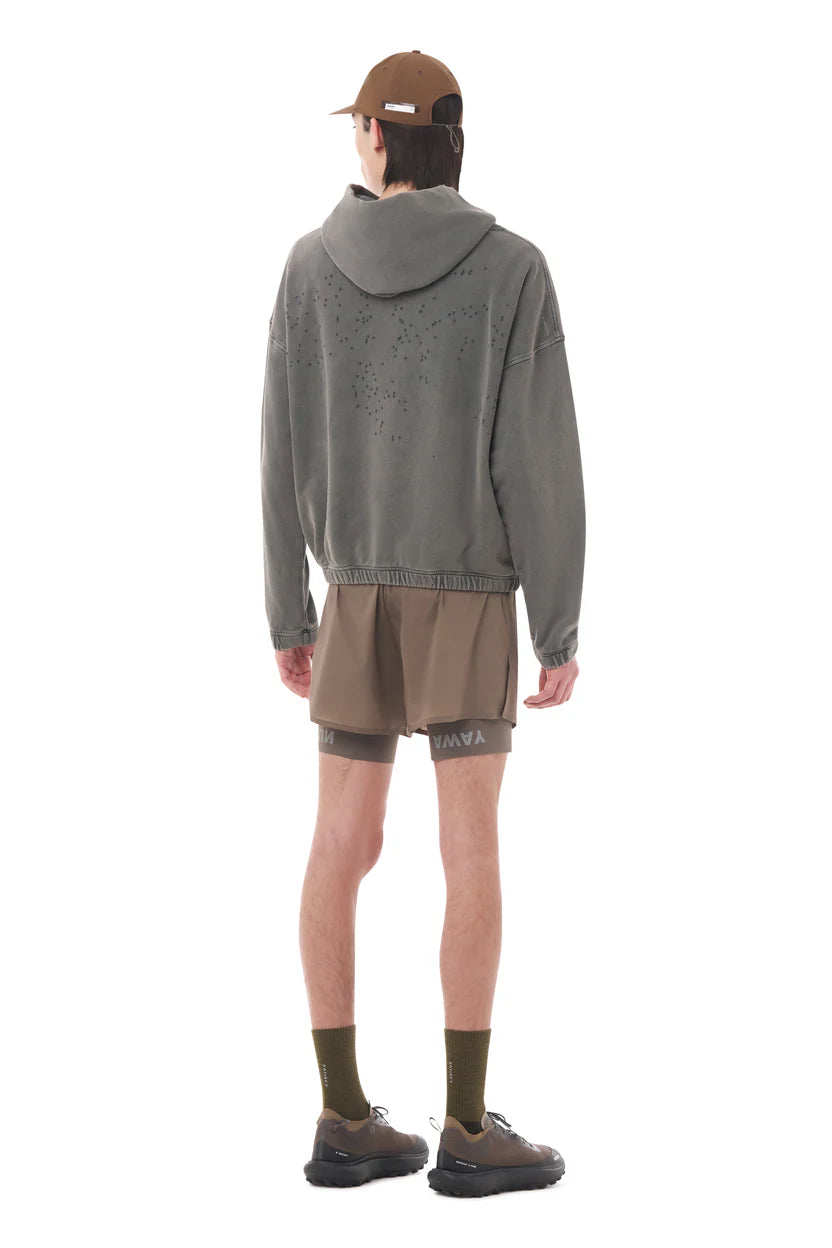 SATISFY - MothTech™ Hoodie  - Faded Black