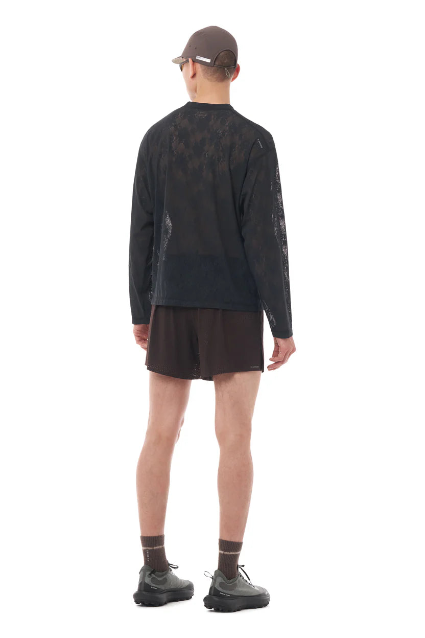 SATISFY - Space-Lace Long Tee - Black