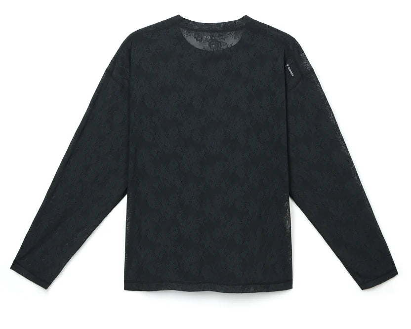 SATISFY - Space-Lace Long Tee - Black