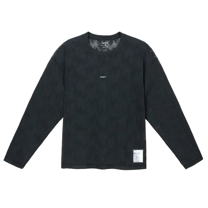 SATISFY - Space-Lace Long Tee - Black