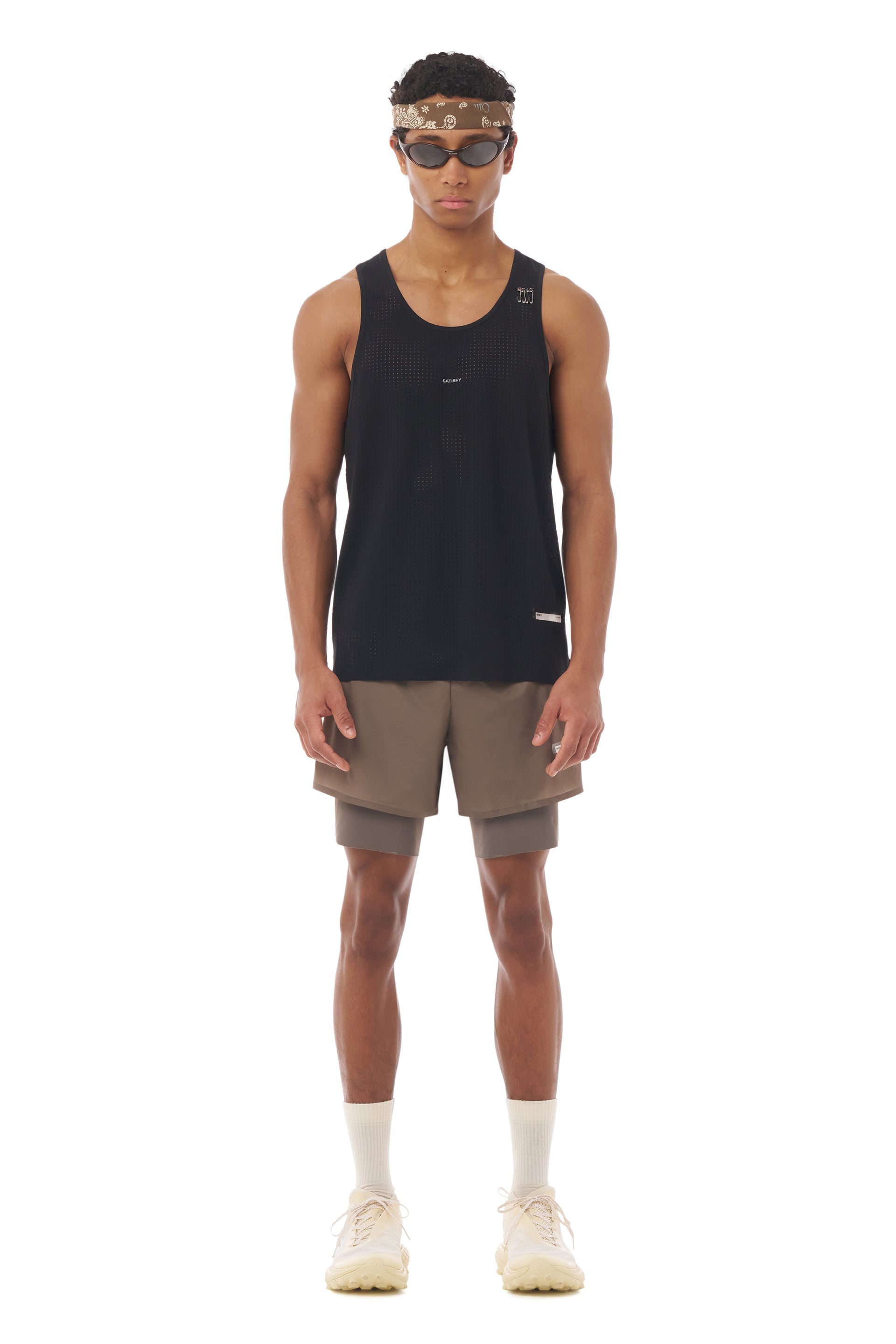 SATISFY - Space‑O™ Singlet  - Black