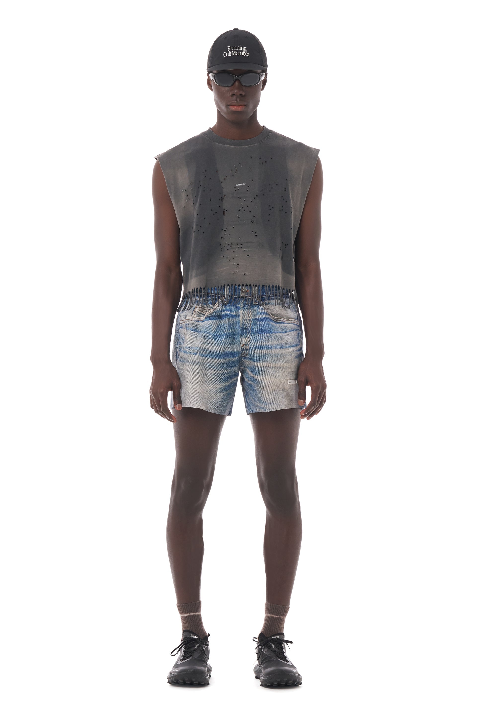 SATISFY - PeaceShell™ 5" Unlined Shorts - Digital Denim