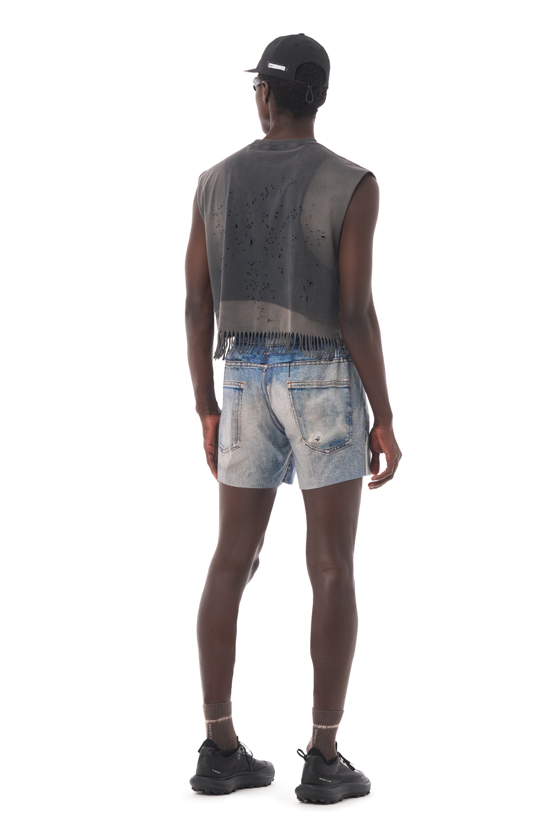 SATISFY - PeaceShell™ 5" Unlined Shorts - Digital Denim
