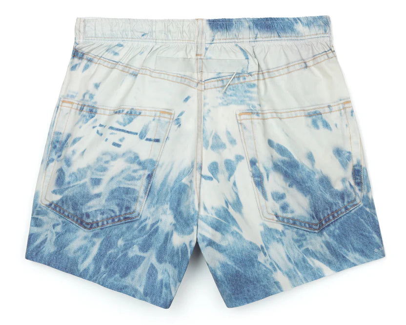 SATISFY - PeaceShell™ 5" Unlined Shorts  - Bleached Blue Denim