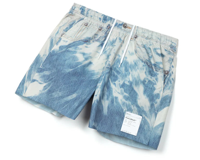 SATISFY - PeaceShell™ 5" Unlined Shorts  - Bleached Blue Denim