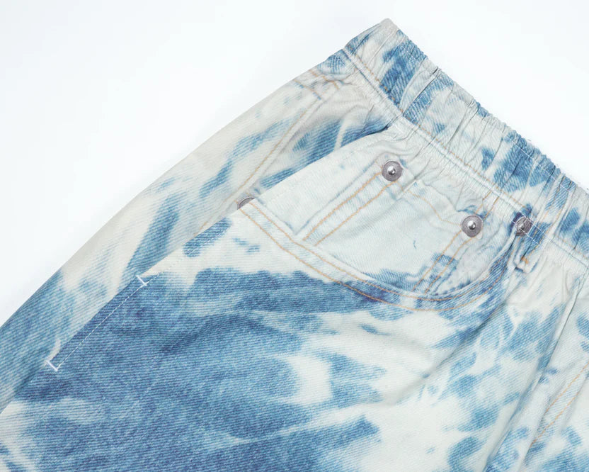 SATISFY - PeaceShell™ 5" Unlined Shorts  - Bleached Blue Denim