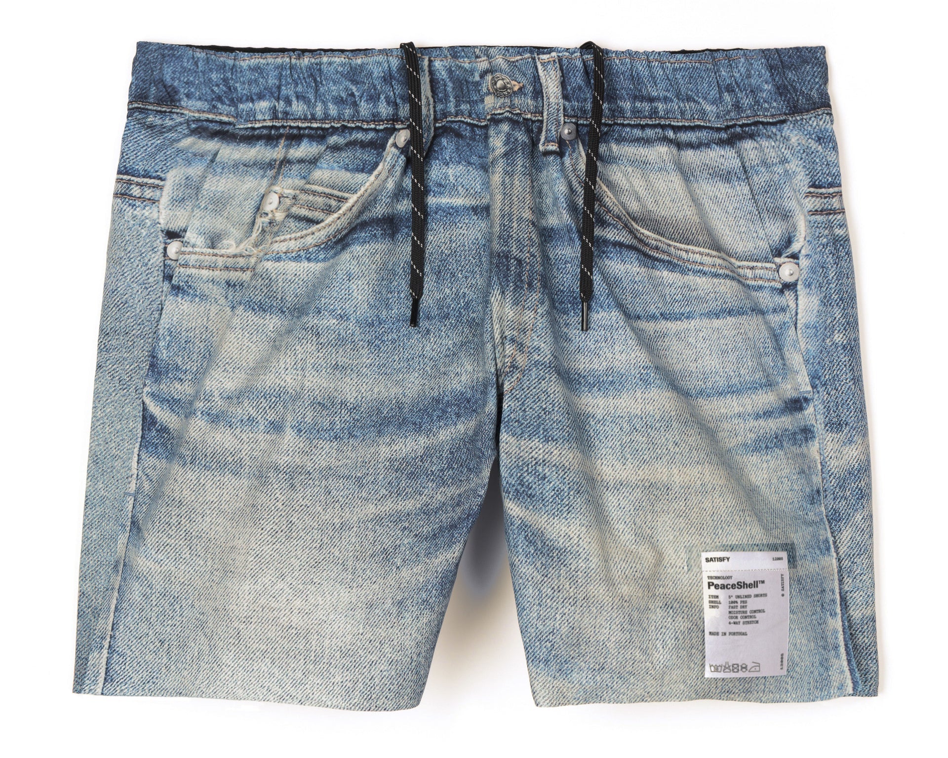 SATISFY - PeaceShell™ 5" Unlined Shorts - Digital Denim