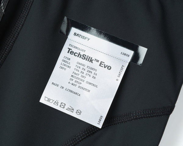 Satisfy - TechSilk Evo Cargo Tights - Black