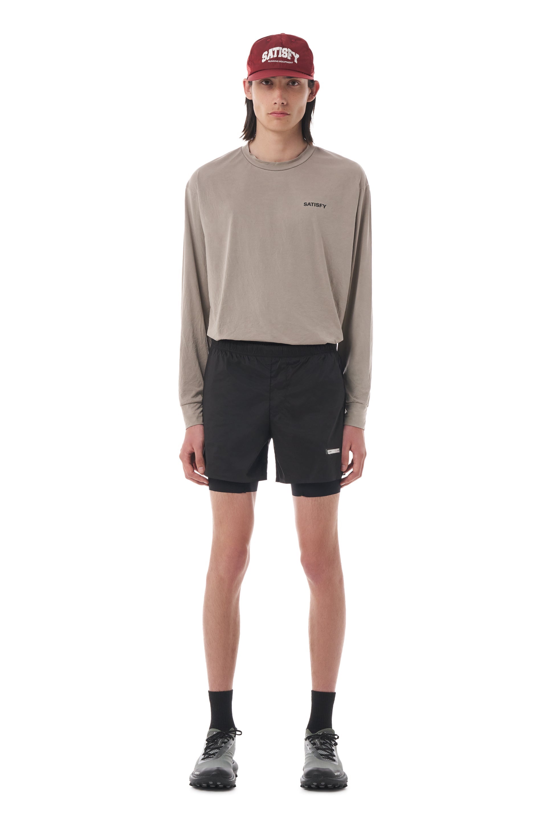 SATISFY - Rippy Cordura 5" Shorts  - Black