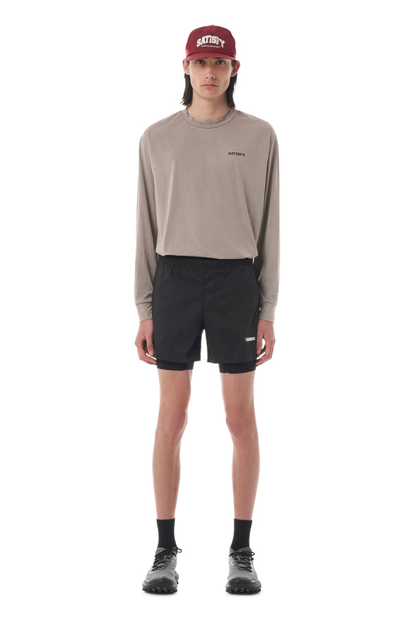 SATISFY - Rippy Cordura 5" Shorts  - Black
