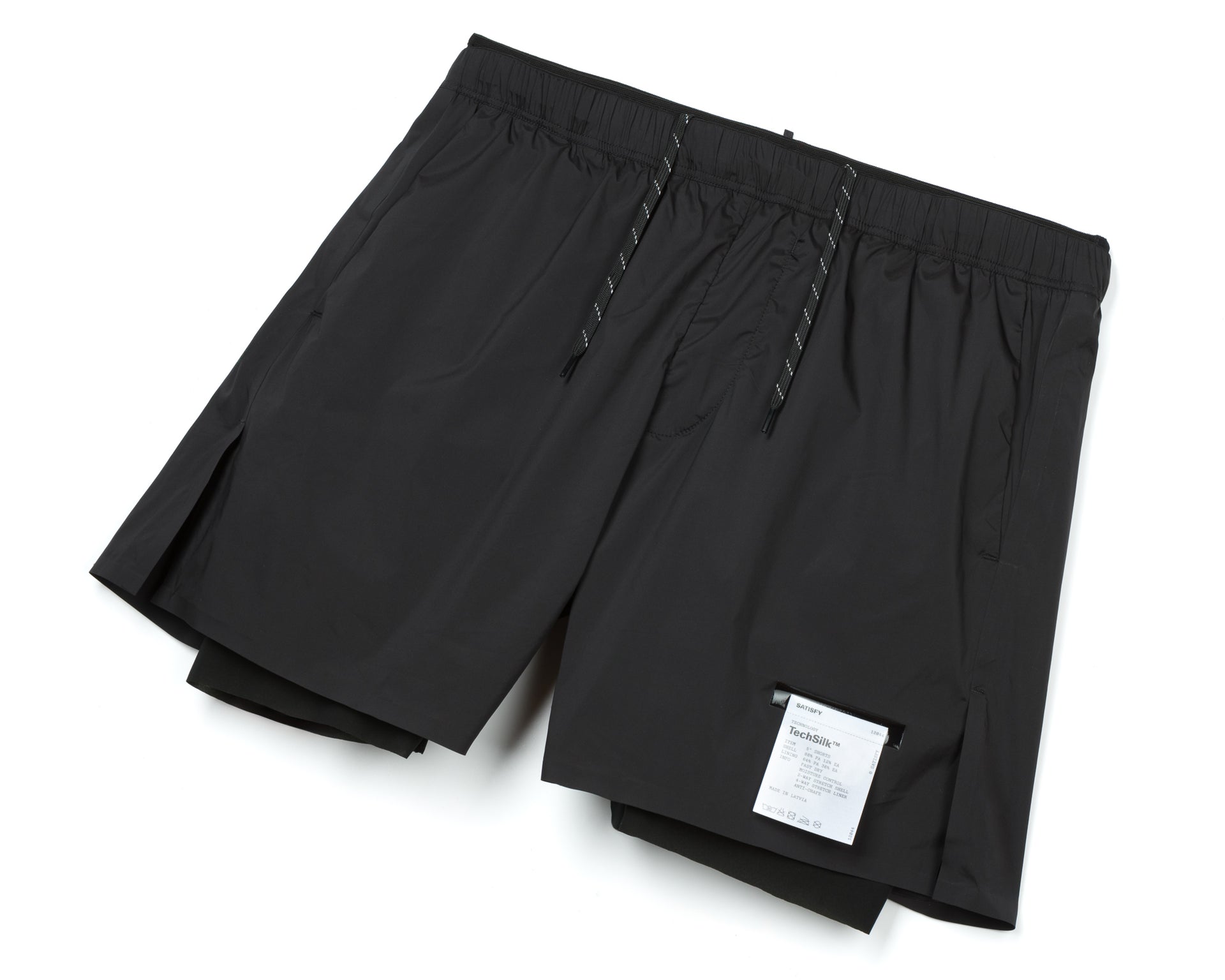 SATISFY - Rippy Cordura 5" Shorts  - Black