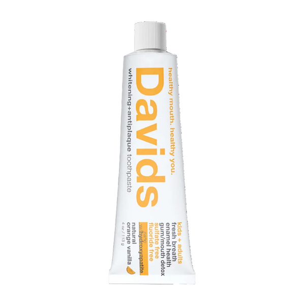 Davids - Kids + Adults Nano Hydroxyapatite Toothpaste - Orange Vanilla