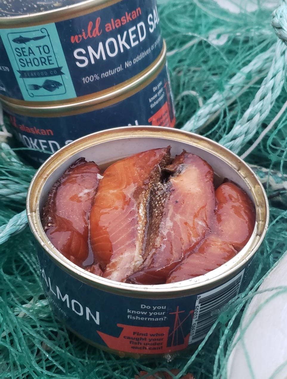 Wild Alaskan Smoked Salmon Tin - Space Camp
