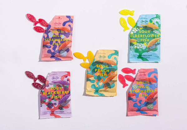 BonBon - Swedish Candy - Sour Blackberry Fish