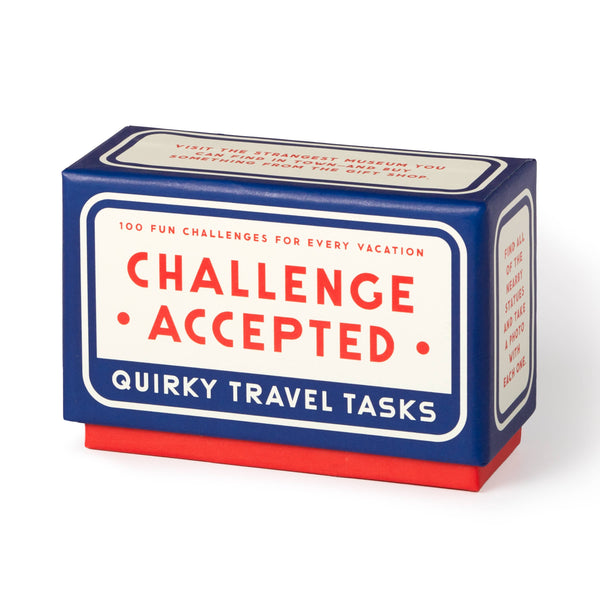 Challenge Accepted - Quirky Travel Tasks Card Deck