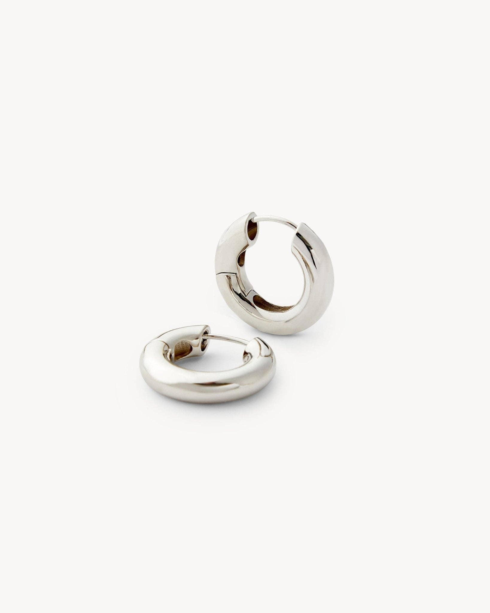 MACHETE - Chunky Hoops - Silver