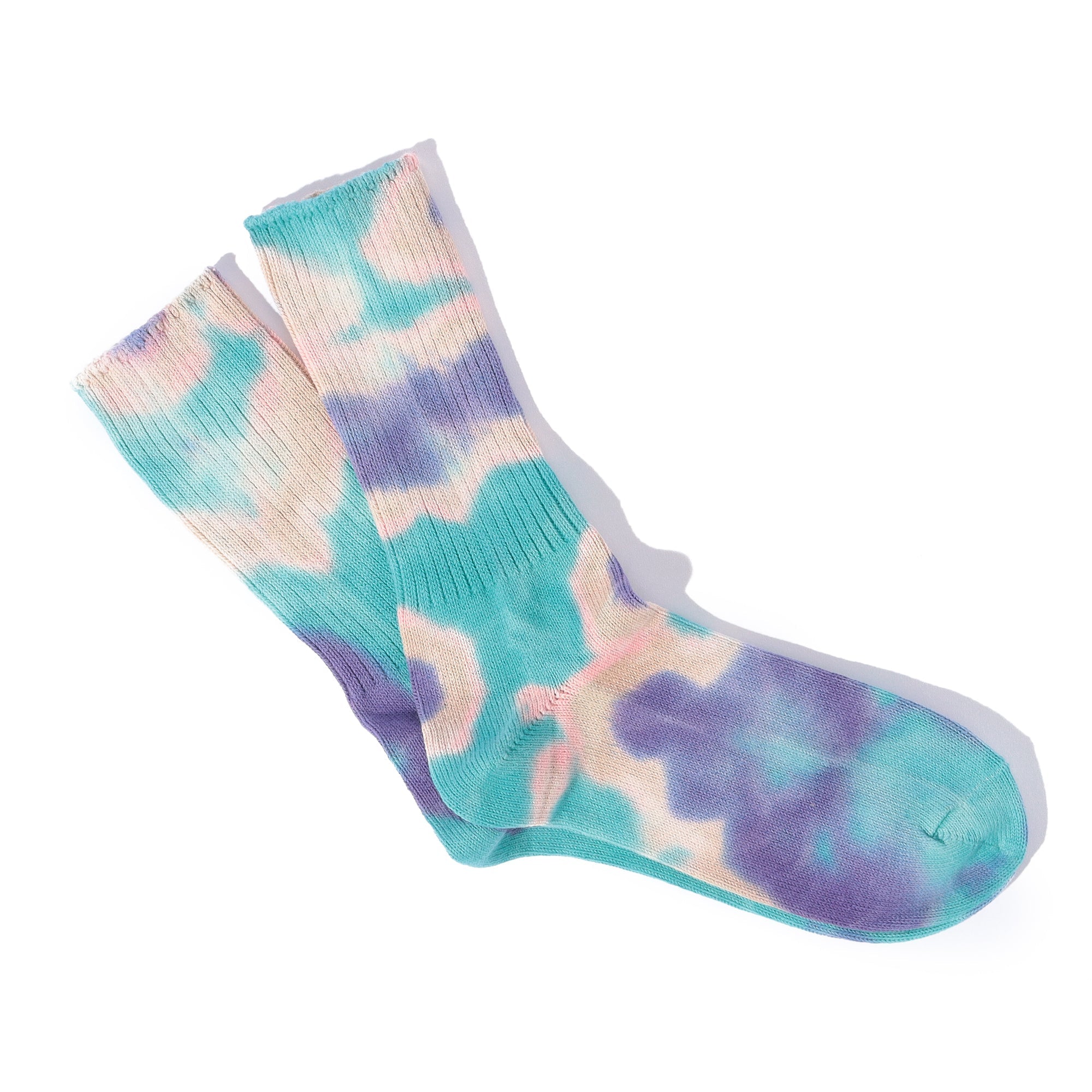 Anonymous Ism - Tie Dye Crew Sock - Blue