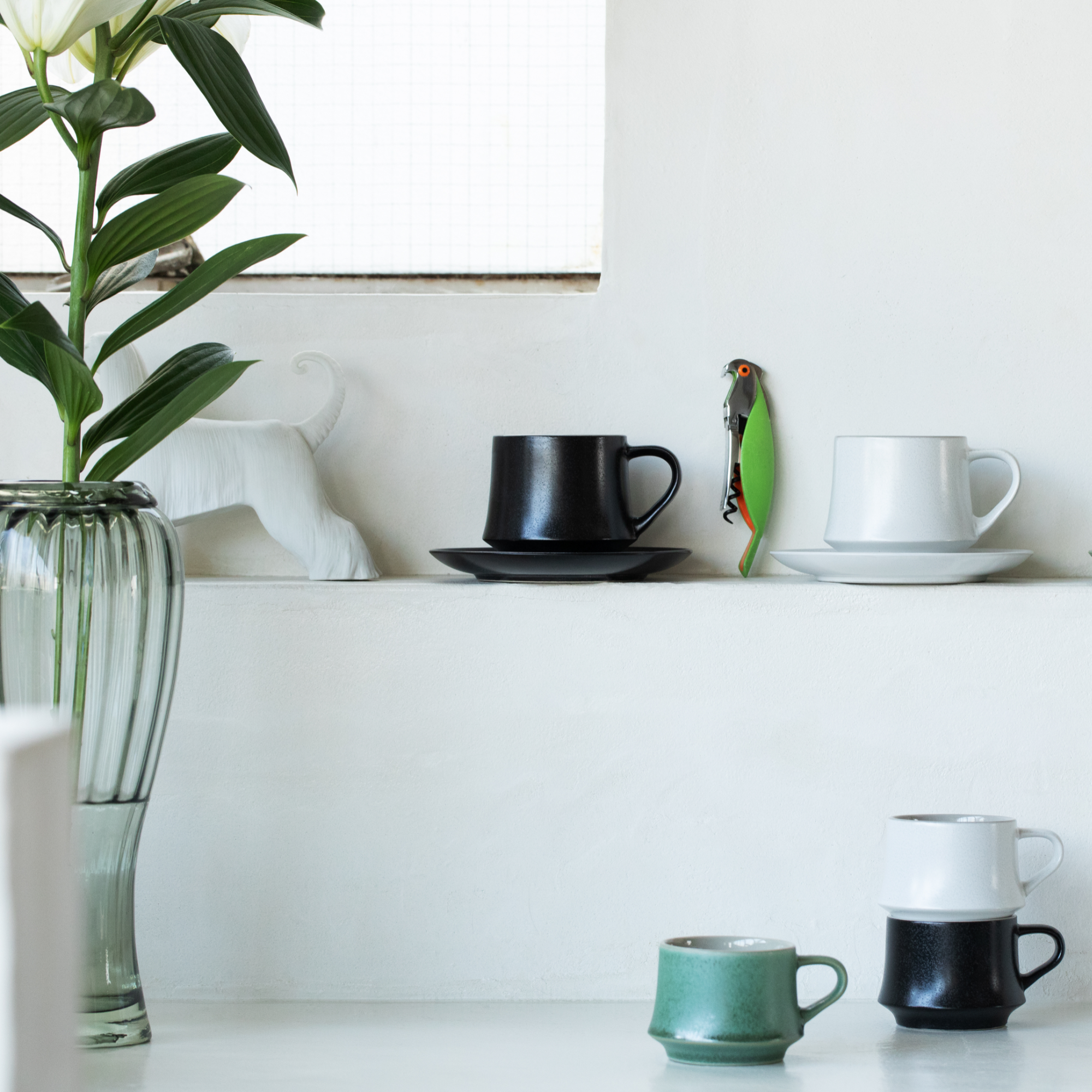 ORIGAMI - Flare Coffee Cup - Vintage White Ash