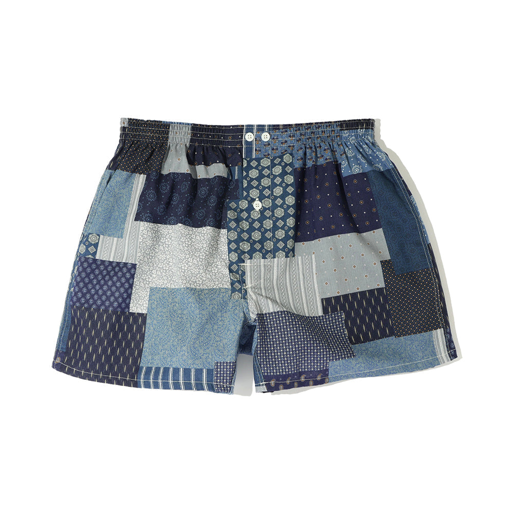 Anonymous Ism - Vintage Patchworks Boxer - Blue