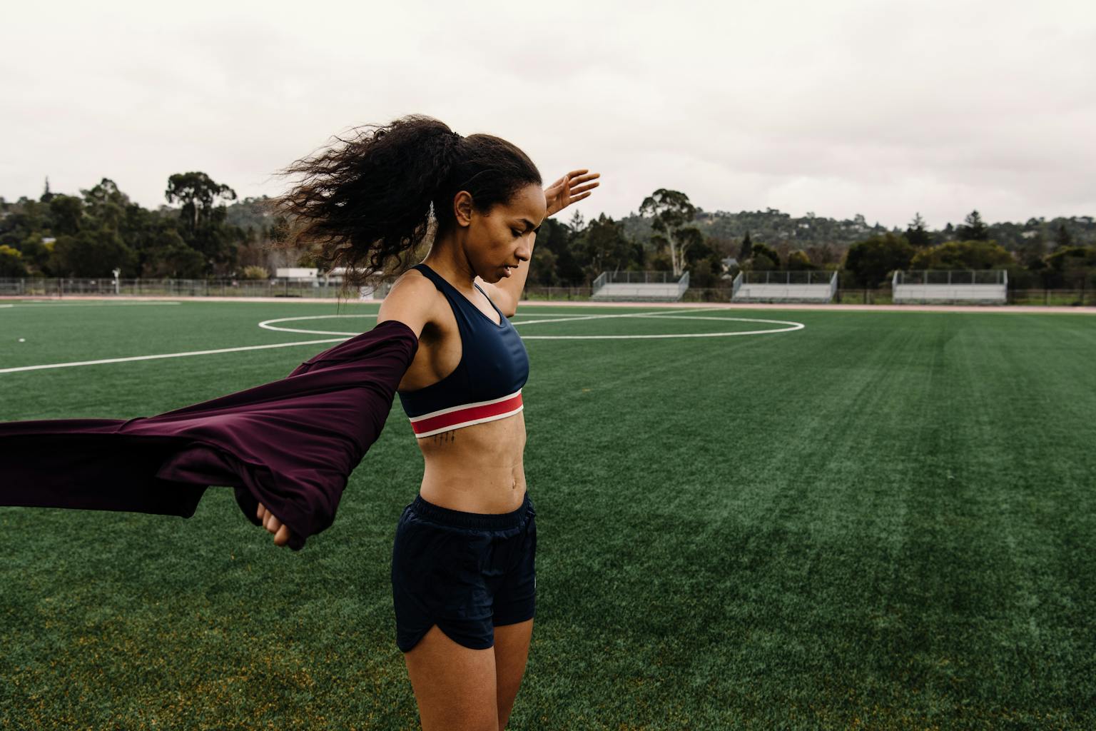 Tracksmith - Run Bra - Navy