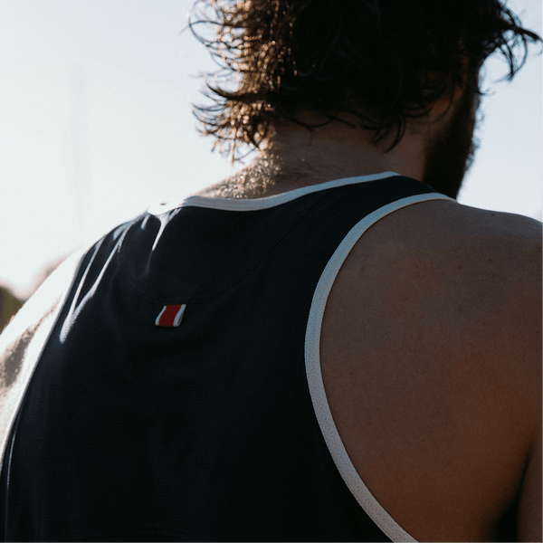 Tracksmith - Van Cortlandt Singlet - Black/Ivory