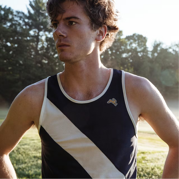 Tracksmith - Van Cortlandt Singlet - Black/Ivory