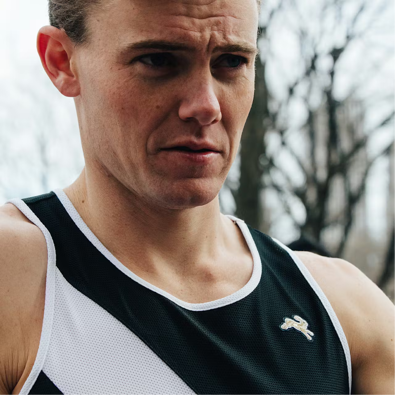 Tracksmith - Van Cortlandt Singlet - Black/Ivory