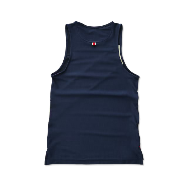 Tracksmith - (women's) Van Cortlandt Singlet - Navy/Ivory