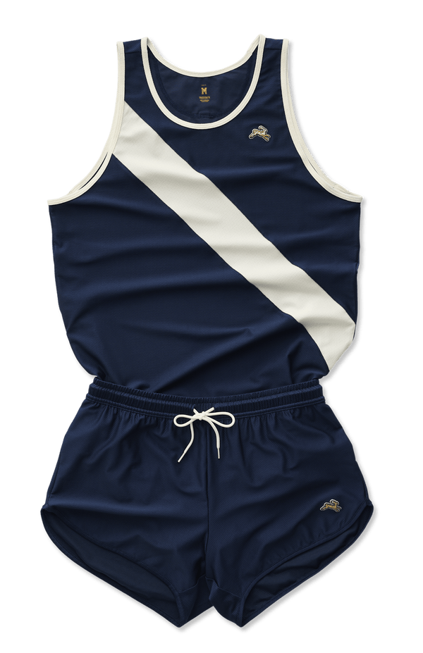 Tracksmith - Van Cortlandt Singlet - Navy/Ivory