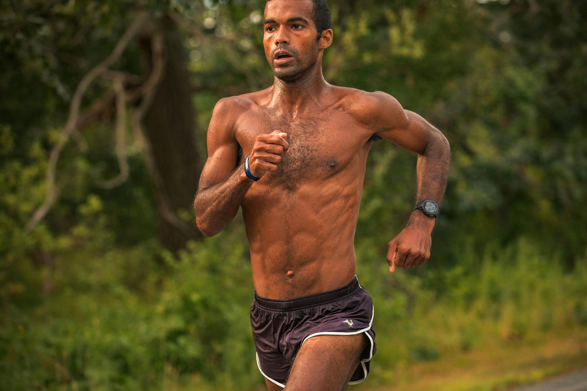 Tracksmith - Twilight Split Shorts - Black/Ivory