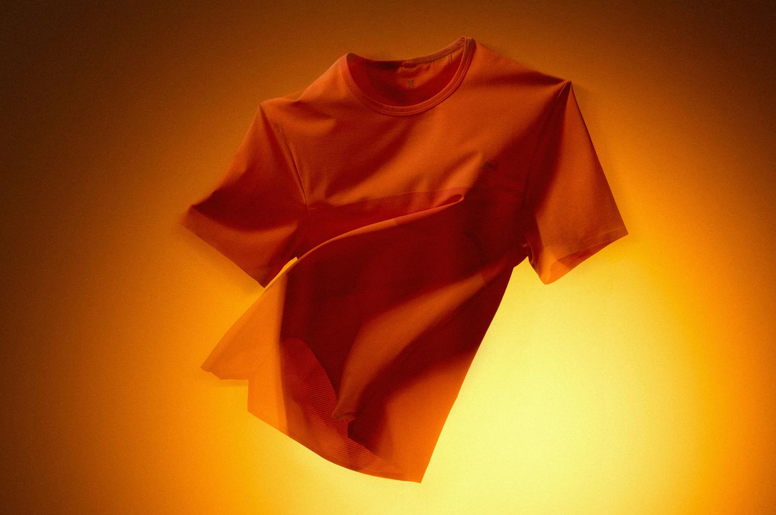 Tracksmith - Meridian Tee - Orangeade/Red Clay