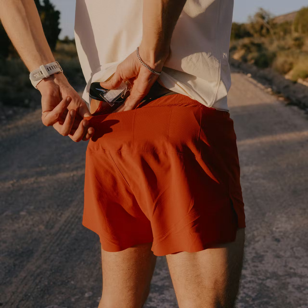 Tracksmith - Meridian Shorts - Red Clay