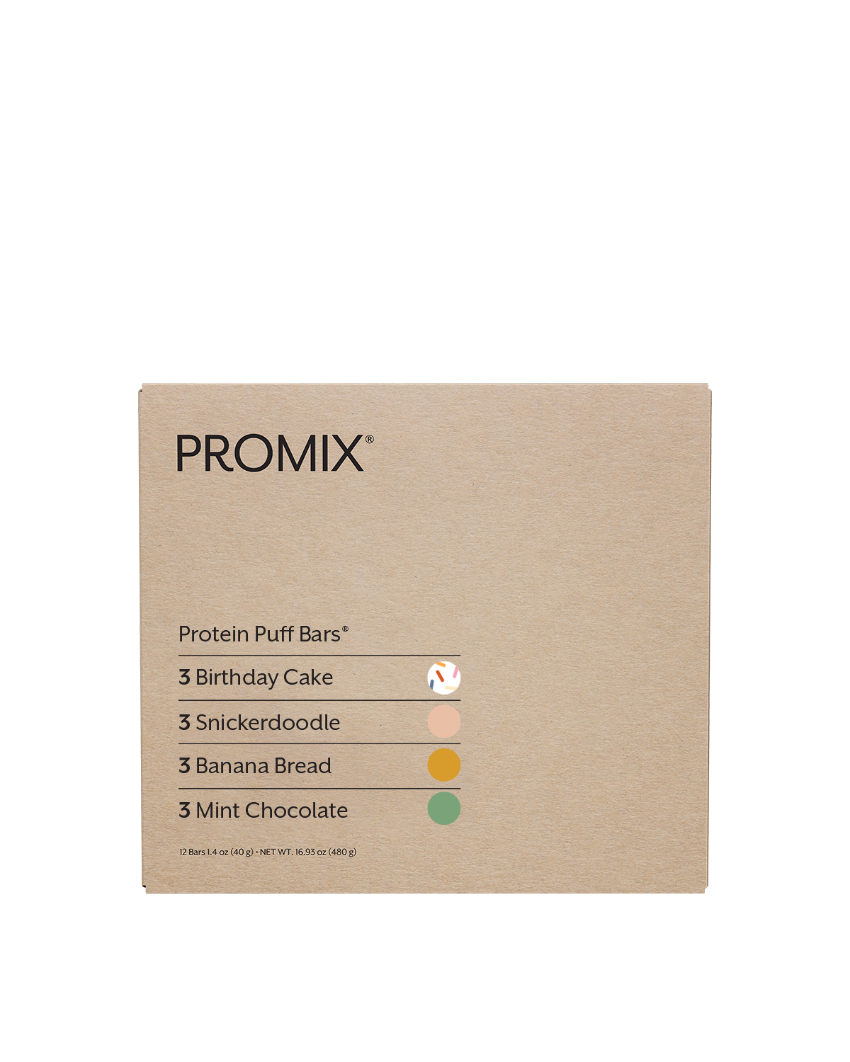 Promix - Protein Puff Bars: Maple / 12 Bars