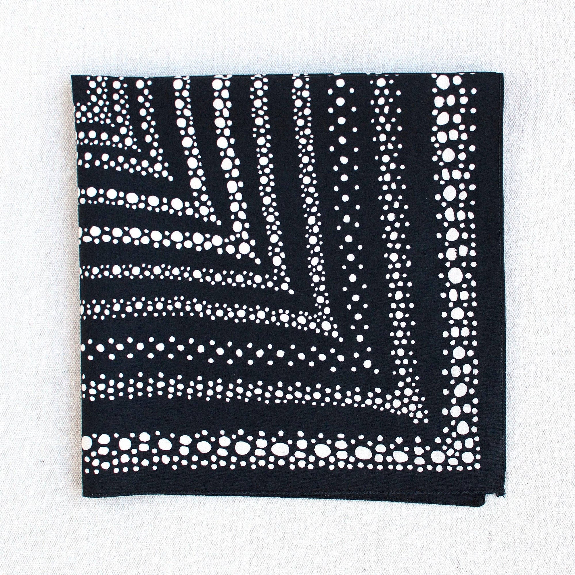 Pebble Bandana - Black