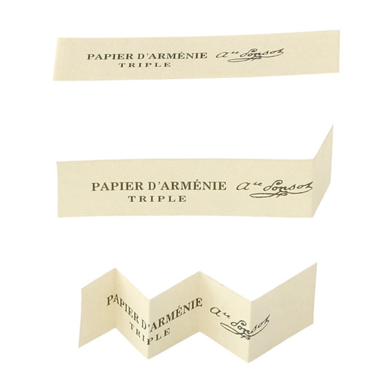 Papier d'Arménie - French Incense Paper - Rose