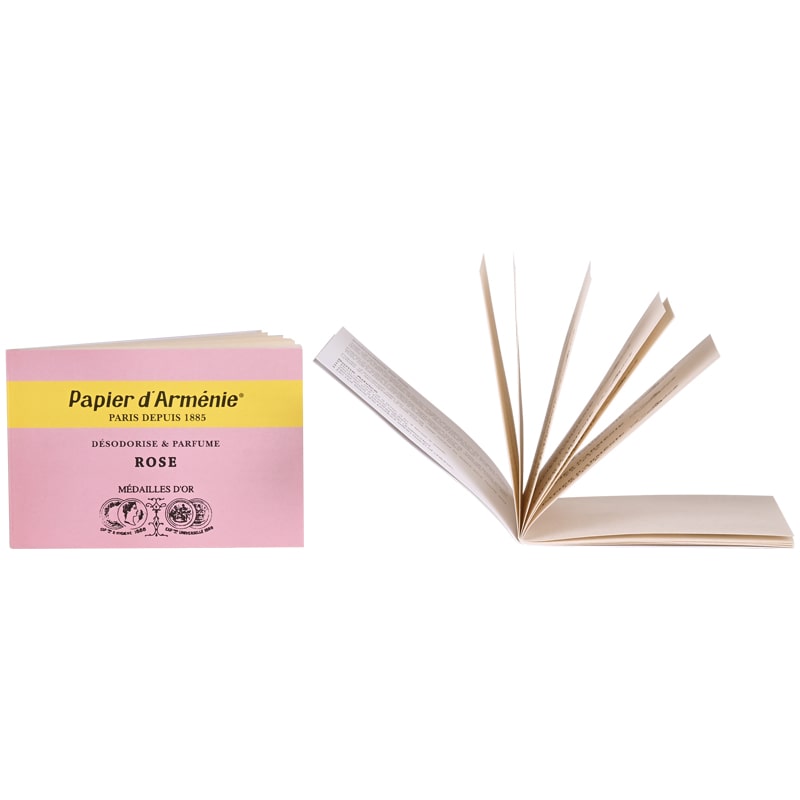 Papier d'Arménie - French Incense Paper - Rose