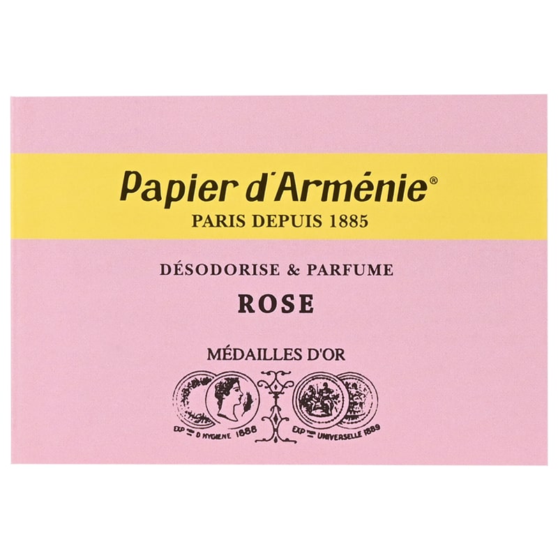 Papier d'Arménie - French Incense Paper - Rose
