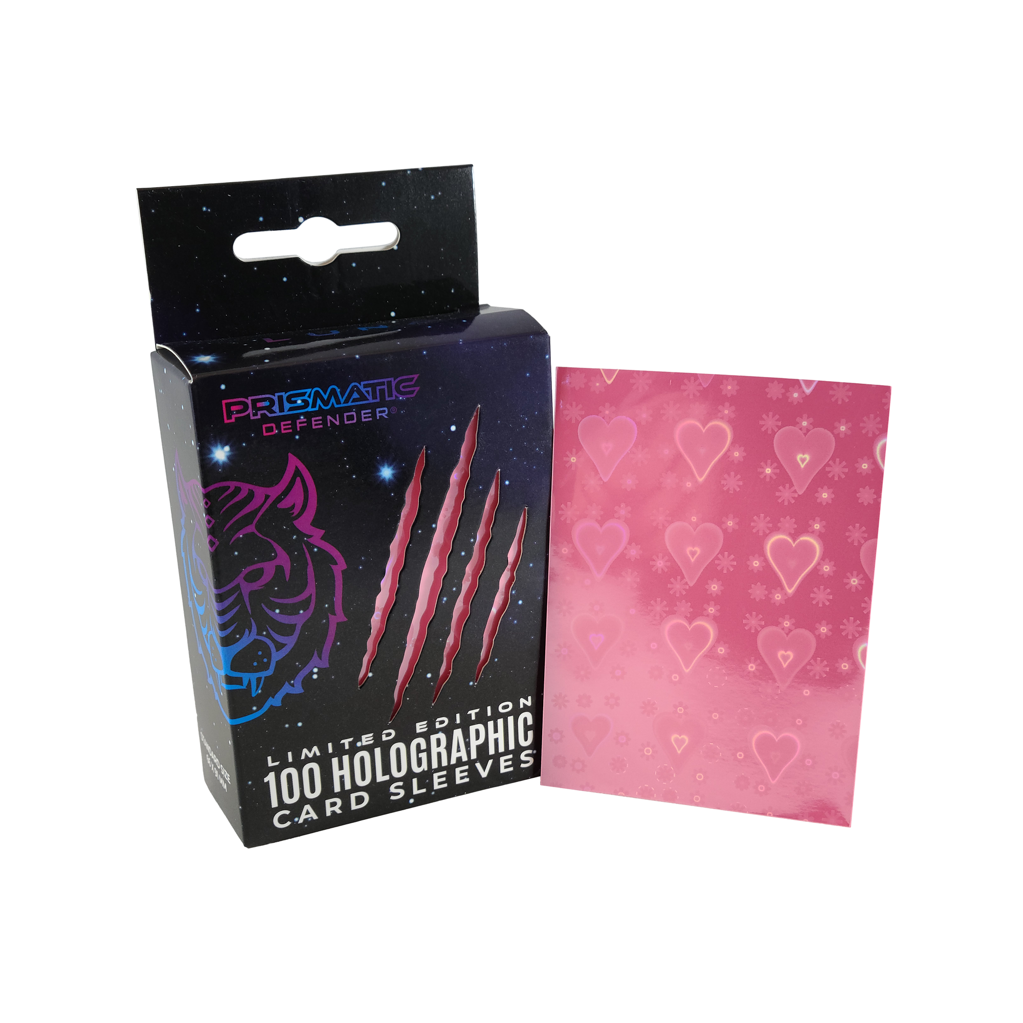Prismatic Defender® - Holographic Card Sleeves - 3 Foil Designs - Dark Green / Oracle