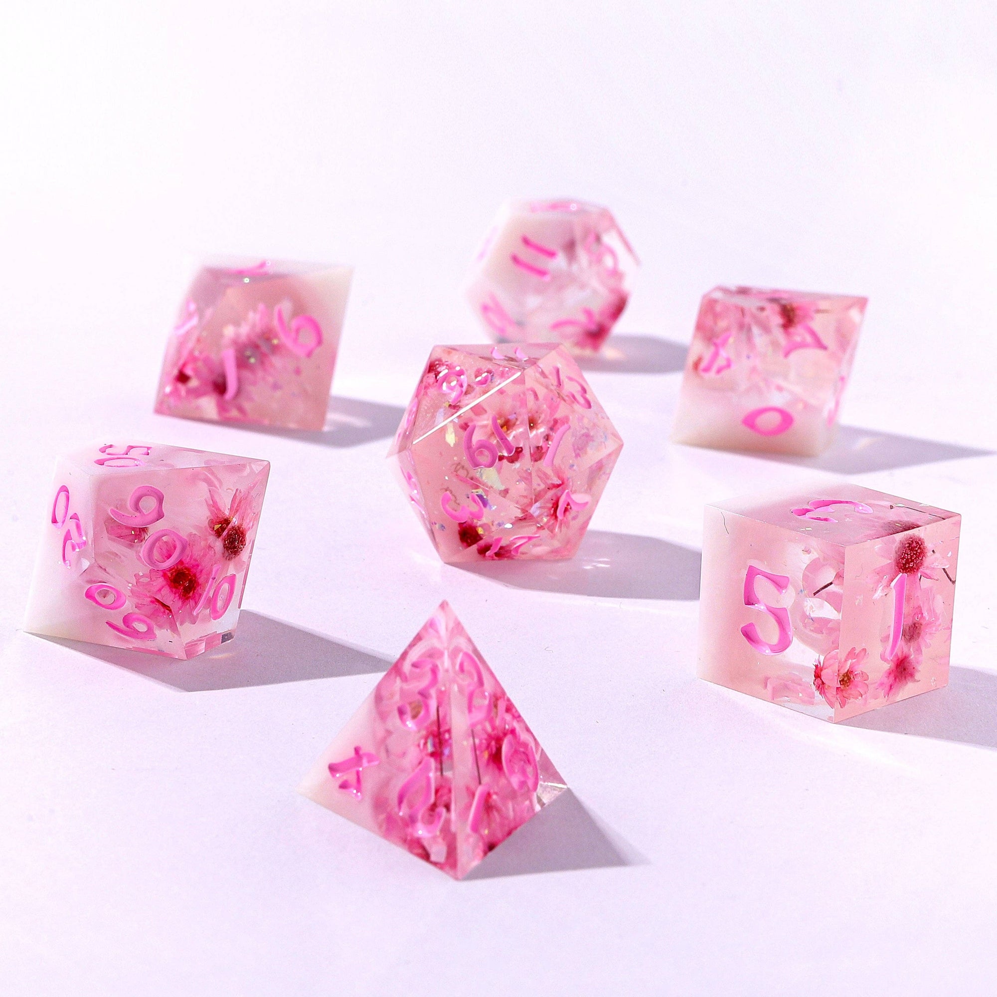 Captured Magic Hand Sanded Sharp Edge Resin - Sakura Cherry
