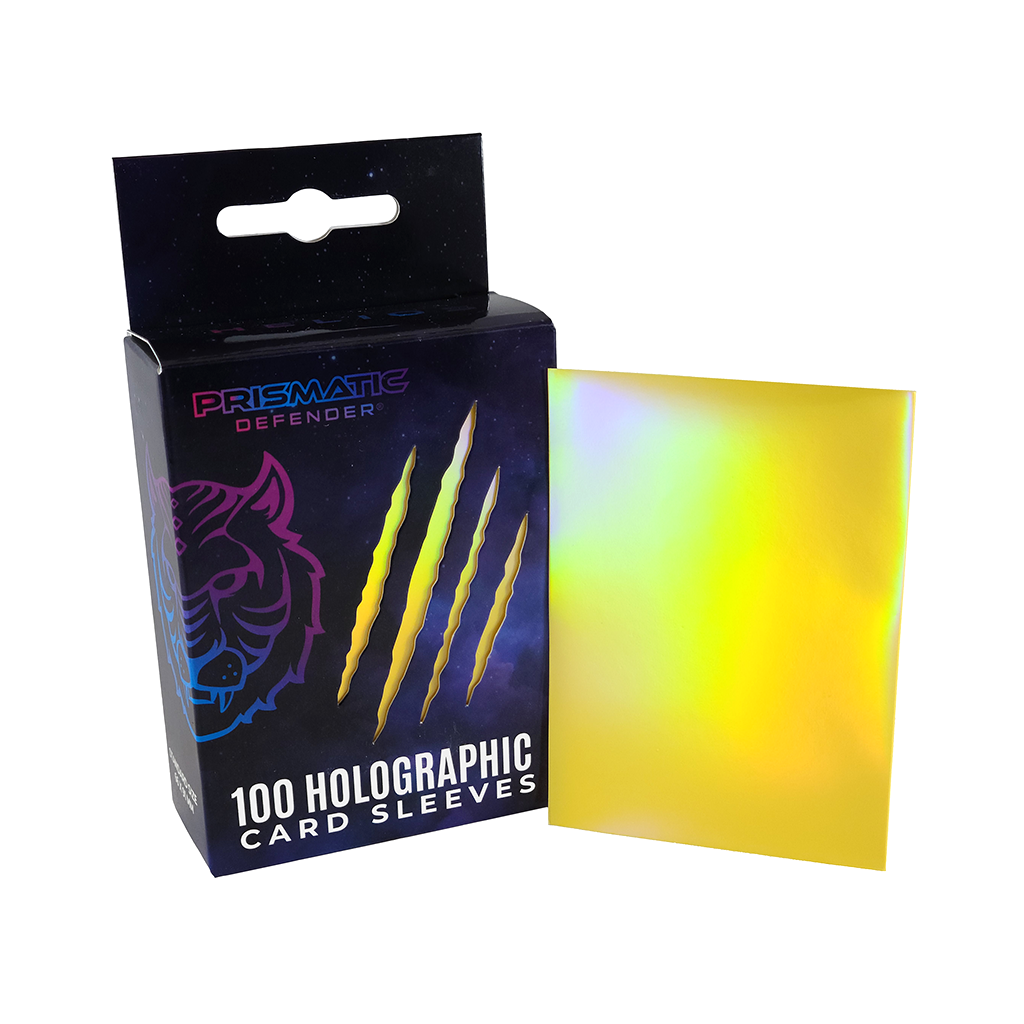 Prismatic Defender® - Holographic Card Sleeves - 3 Foil Designs - Light Pink / Oracle