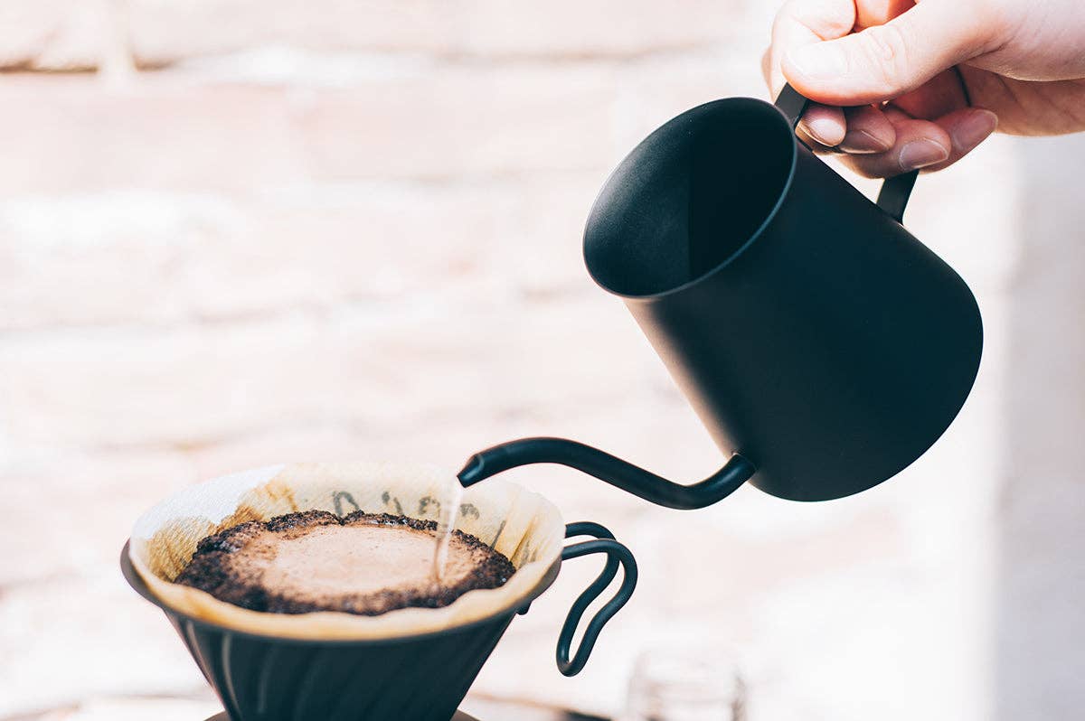Hario- V60 Metal Coffee Dripper 02 - Silver