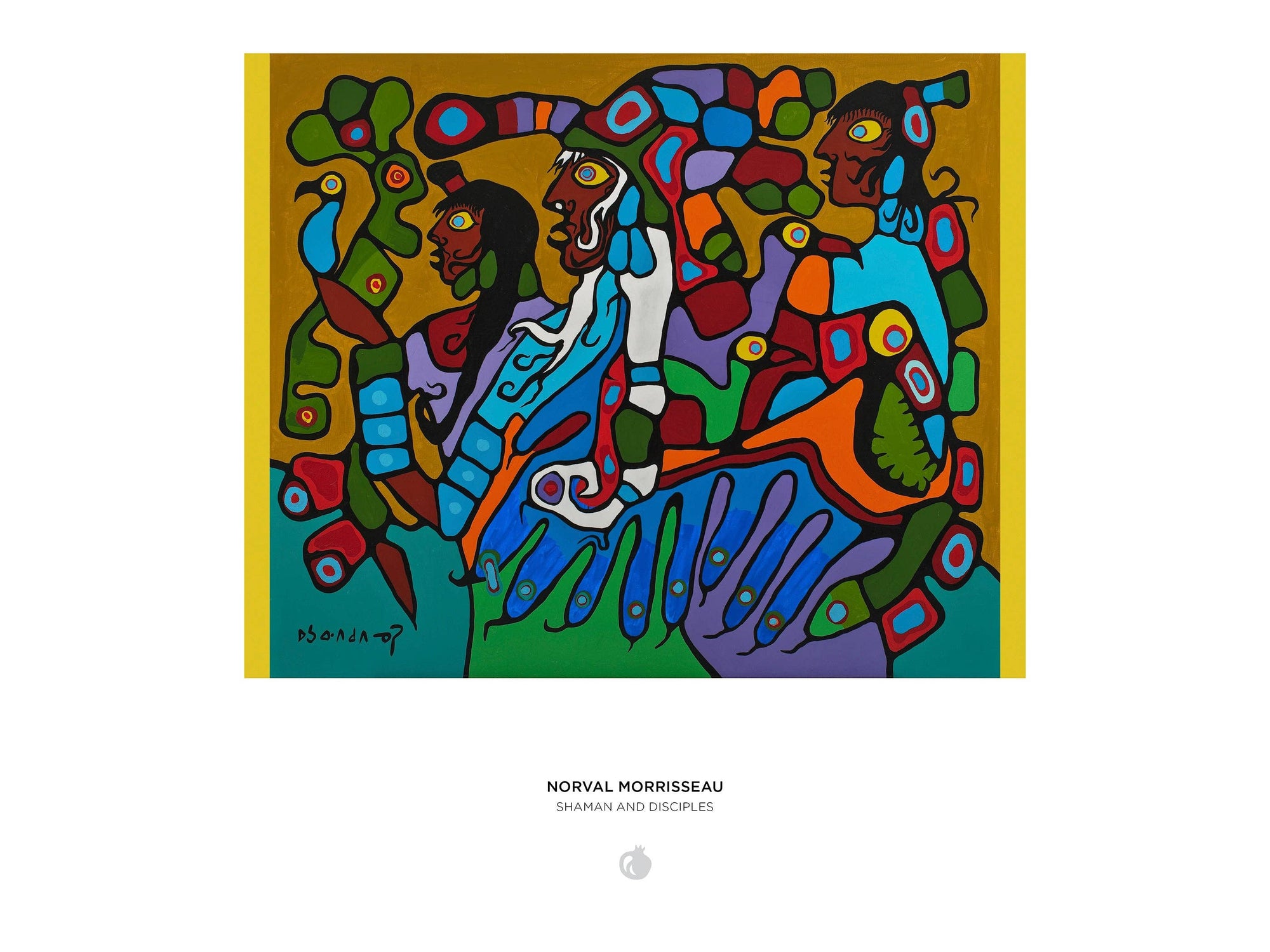 Norval Morrisseau: Shaman and Disciples 1000-Piece Jigsaw Puzzle