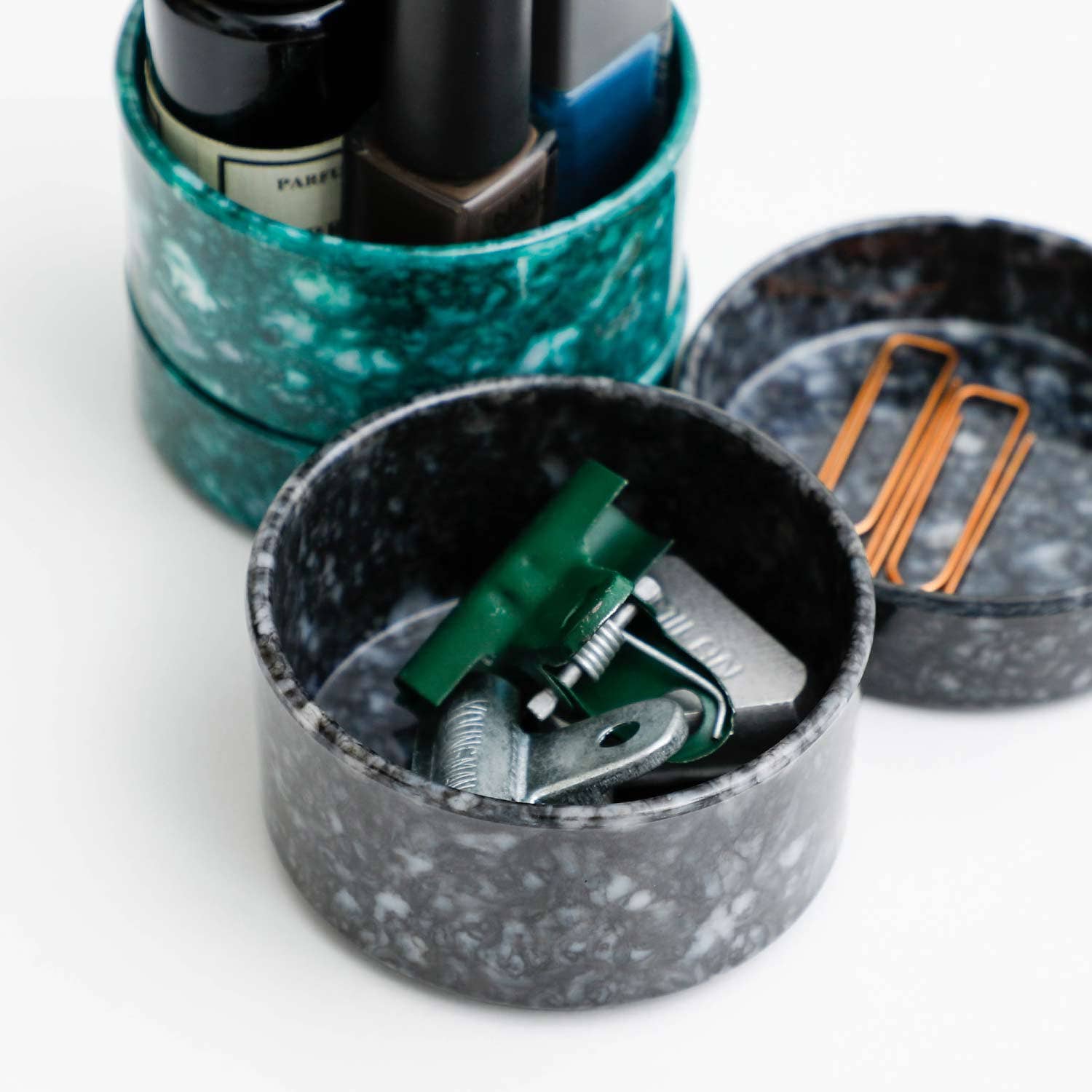 Penco - Marble Stacking Tray - M - Black