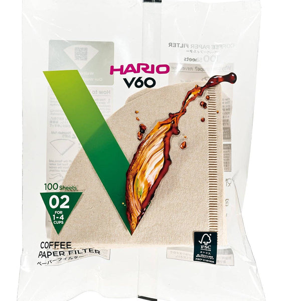 Hario - V60 Paper Filter - Natural Brown