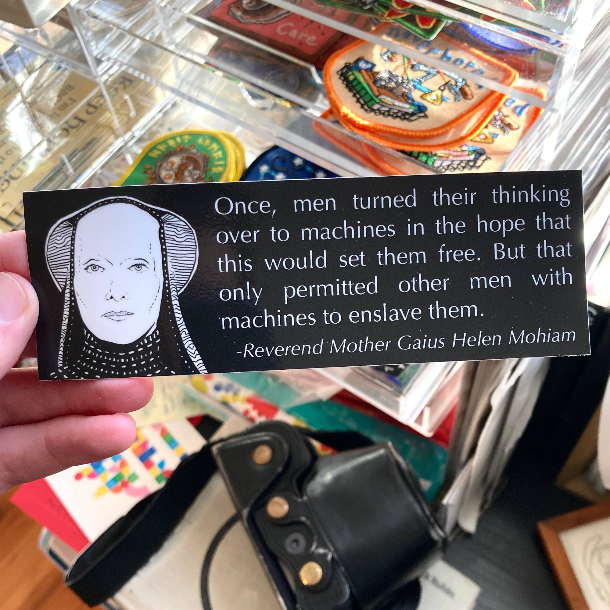 Reverend Mother Dune Quote Vinyl Sticker