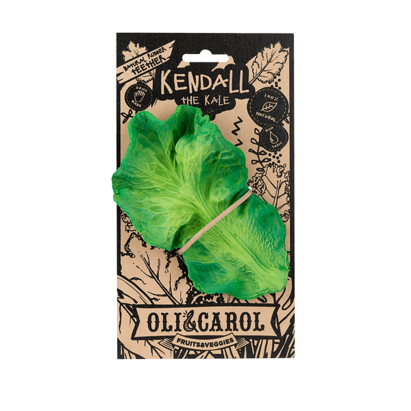 Oli & Carol - Kendall the Kale Teether Toy