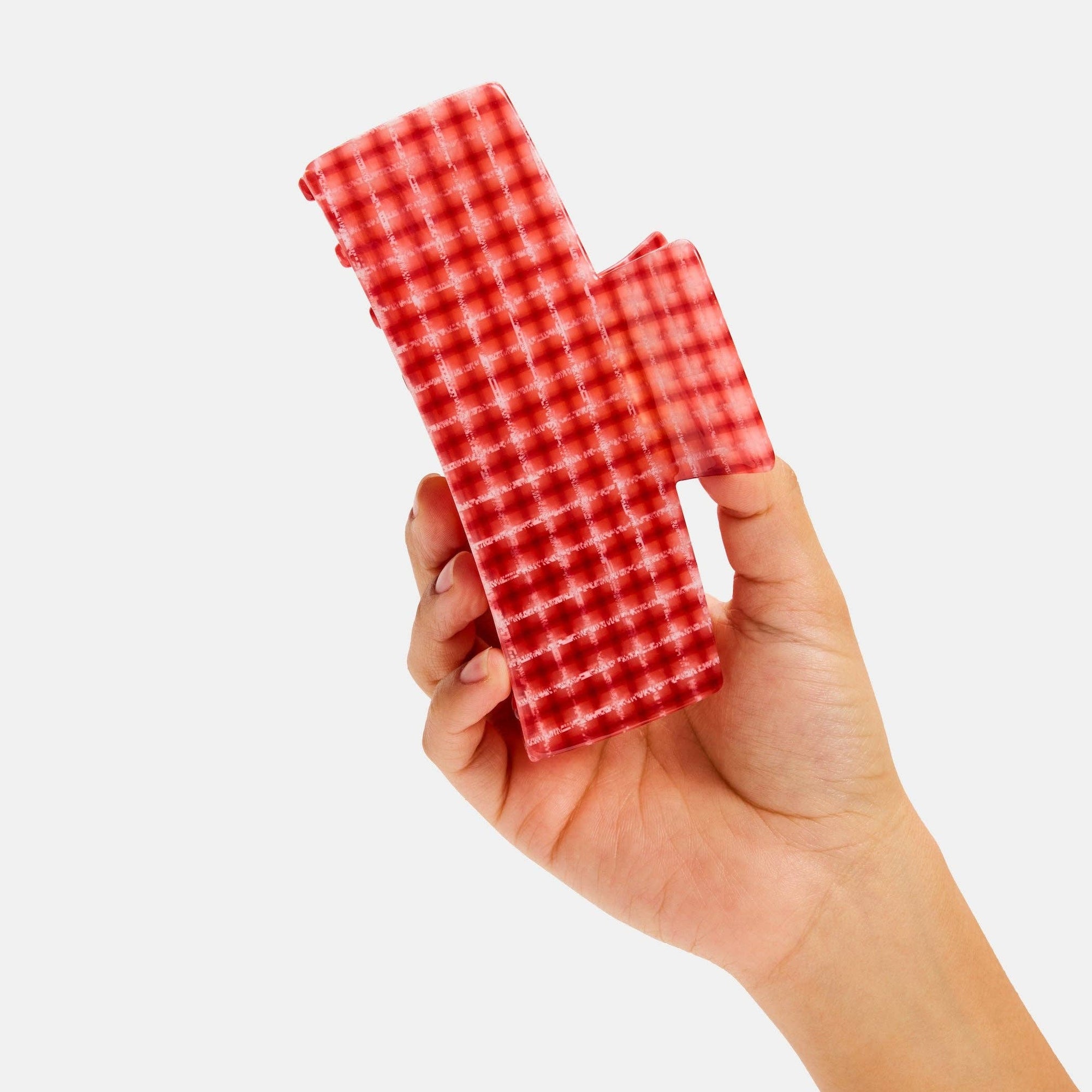 CHUNKS - Jumbo Box Claw - Red Plaid