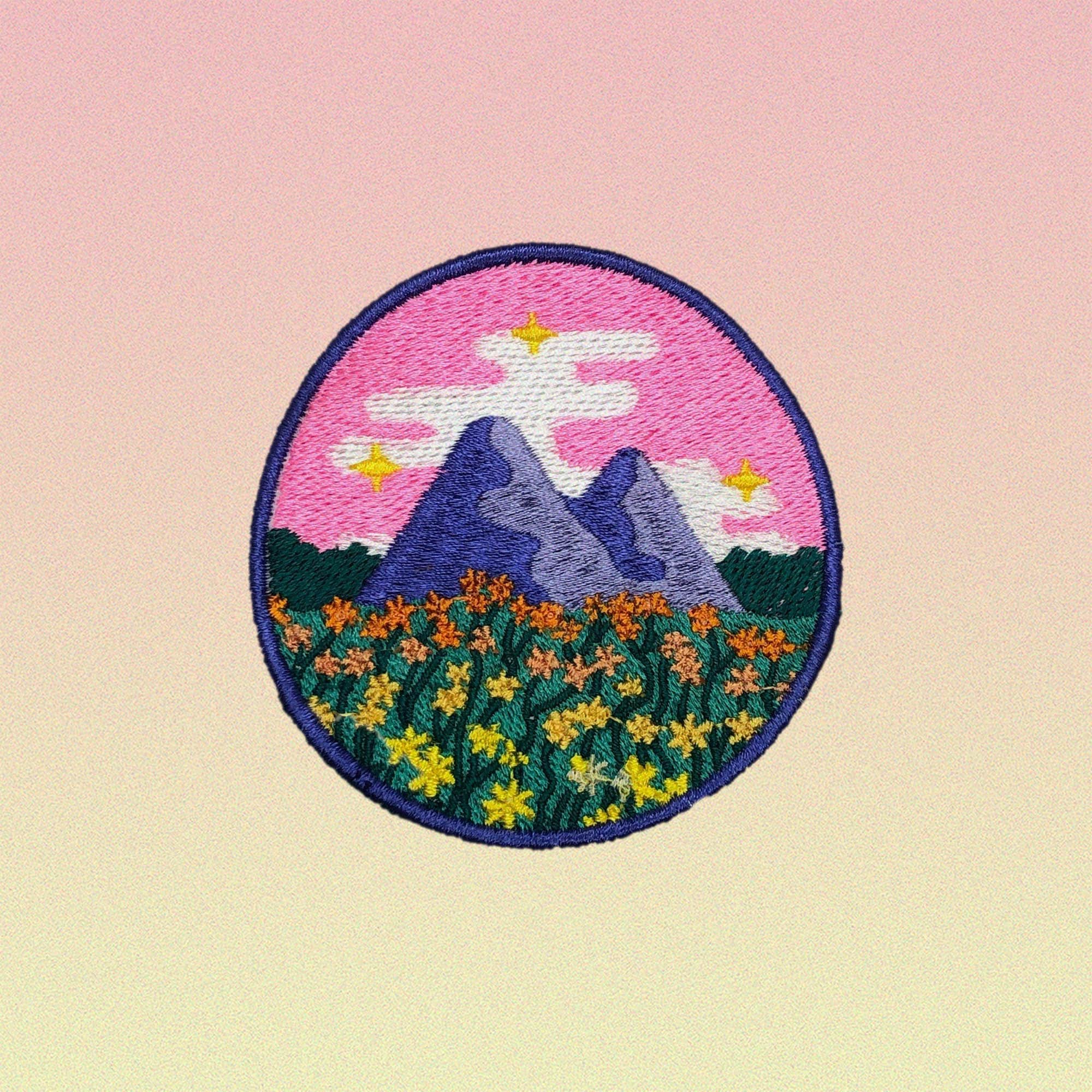The Space Bureau - Wildflower Hike Patch - Iron-on